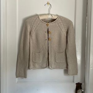Mini Boden girls cotton cardigan sweater